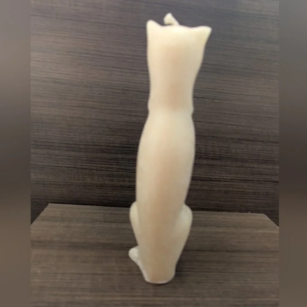 Beeswax Cat Candle From  Kootenay Candles